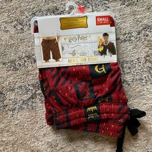 NWT Harry Potter jam shorts boxer small pockets